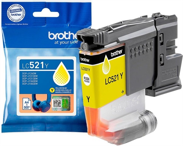 Brother Tinte LC521Y, Gelb