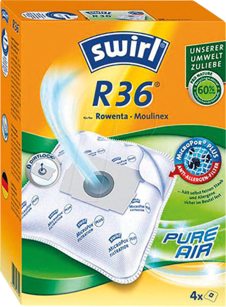 Swirl R36 AirSpace Staubbeutel/4 Stk